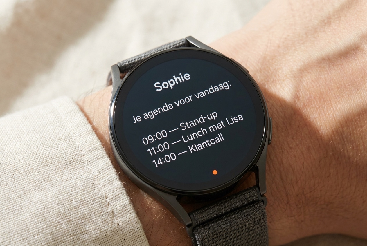 Sophie — voice-first AI op je pols